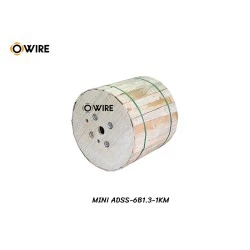 สายไฟเบอร์ออฟติก MINI ADSS 6 Core SM (1000M) สายไฟเบอร์ออฟติก MINI ADSS 6 Core SM (1000M)
