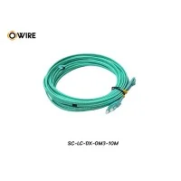 Patch Cord SC-LC MM OM3 Duplex ยาว 10 เมตร Patch Cord SC-LC MM OM3 Duplex ยาว 10 เมตร