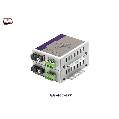 RS485 + RS422 To Fiber Optic Converter 20KM