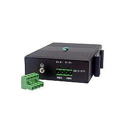 Gigabit Industrial Media Converter 1X4 Port SM BIDI 20KM