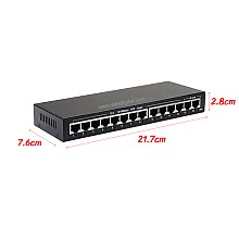 PoE Switch 12 Port 10/100 + 2 LAN FE Uplink