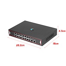 Gigabit PoE Switch 16GE PoE + 2GE (Small)