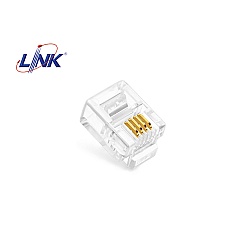 หัวโทรศัพท์ 4 Core (RJ11) LINK รุ่น UL-3011