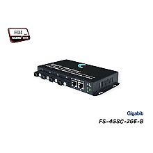 Fiber Switch SC (B) 4 Port BIDI SM 3KM 1.25G + 2GE Uplink