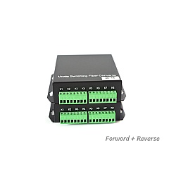 Dry Contact 4 Way Forword + Reverse To Fiber Converter