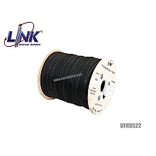 สายไฟเบอร์ออฟติก 2 Core มีสลิง LINK รุ่น UFH9522 มั้วน 1000 เมตร