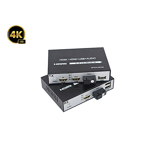 HDMI To FIBER Extender 4K@30Hz + USB 20KM