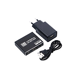 Mini Active HDMI Splitter 1X2 เวอร์ชั่น 2.0 4K@60Hz