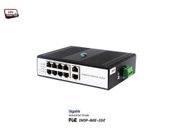 Gigabit Industrial PoE 8 Port + 2GE Uplink