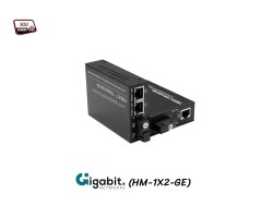 Gigabit Media Converter 1X2 Port SM BIDI 3KM
