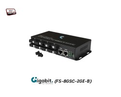 Gigabit Fiber Switch SC (B) 8 Port BIDI 3KM + 2GE