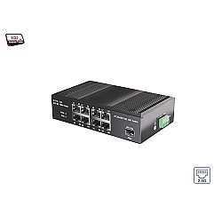 Industrial Switch 2.5G 8 Port + 10G SFP Port Uplink