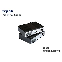 Gigabit Industrial Media Converter SM BIDI 20KM (Full)