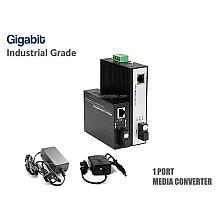 Gigabit Industrial Media Converter SM BIDI 20KM