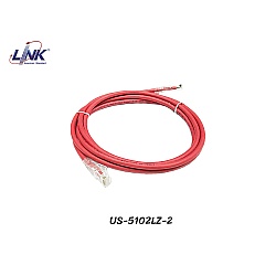 สายแลน Cat6 สำเร็จรูป 2 เมตร สีแดง LINK รุ่น US-5102LZ-2