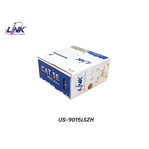 สายแลนภายใน Cat5E 305 เมตร LINK รุ่น US-9015LSZH