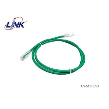 สายแลน Cat6 สำเร็จรูปสีเขียว LINK รุ่น US-5101LZ-3 ยาว 1 เมตร