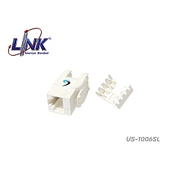 เต้ารับหัวแลน CAT6 แบบบาง LINK รุ่น US-1006SL