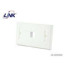 LINK หน้ากากบล็อก 2X4 แลน 1 ช่อง รุ่น US-2001AWH