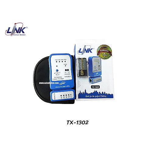 เครื่องเช็คสายแลน LINK รุ่น TX-1302