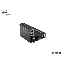 Gigabit Media Converter 1X2 Port SM BIDI 3KM