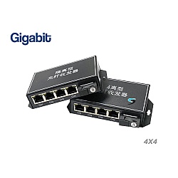 Gigabit Media Converter Point To Point 4X4 Vlan