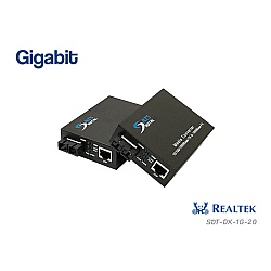 Gigabit Media Converter SM Duplex 20KM รุ่น SDT-DX-1G-20