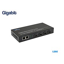 Fiber SFP Switch 4 Port 1.25G + 2GE Uplink