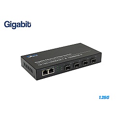 Fiber SFP Switch 4 Port 1.25G + 2GE Uplink