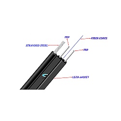 สายไฟเบอร์ออฟติก 1 Core SM เข้าหัว SC/UPC ยาว 150 เมตร