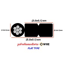 สายไฟเบอร์ออฟติก 4 Core G657A1 LSZH FRP มั้วน 400 เมตร