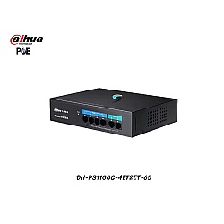 PoE Switch Dahua 4 Port 10/100 + 2ET Uplink