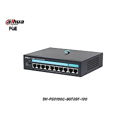 Gigabit PoE Switch Dahua 8 Port + 2GE Uplink