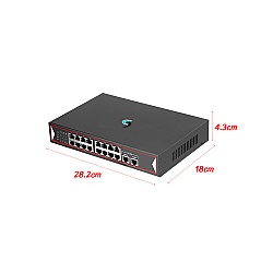 Gigabit PoE Switch 16GE PoE + 2GE (Small)