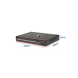 Gigabit PoE Switch 24 Port + 2 LAN GE (small)