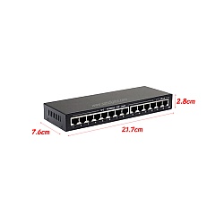 PoE Switch 12 Port 10/100 + 2 LAN FE Uplink