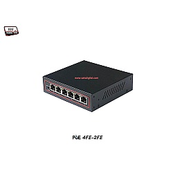 PoE Switch 4 Port 10/100 + 2 LAN FE Uplink