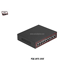 PoE Switch 8 Port 10/100 + 2 LAN GE Uplink