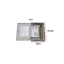 Power Supply 12V/30A แบบตู้ GLINK รุ่น GIPS-007