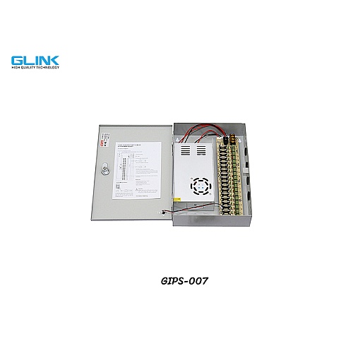 Power Supply 12V/30A แบบตู้ GLINK รุ่น GIPS-007