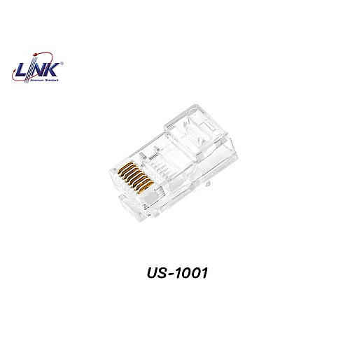 หัวแลน CAT5E UTP RJ45 LINK รุ่น US-1001 (10 ตัว)