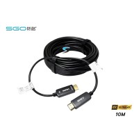 สาย HDMI ไฟเบอร์ออฟติก SGO 4K@60Hz เวอร์ชั่น 2.0 ยาว 10 เมตร