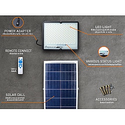 โคมไฟสปอร์ตไลท์ Solar Spotlight LumiRa รุ่น LSC-028 200W