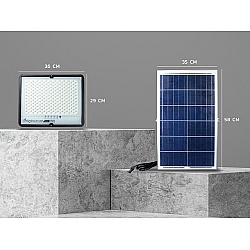 โคมไฟสปอร์ตไลท์ Solar Spotlight LumiRa รุ่น LSC-028 300W