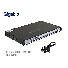 Fiber SFP Switch 16 Port 1.25G + 2GE Uplink