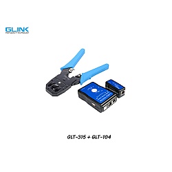 GLINK คีมย้ำหัวแลน GLT-315 + เครื่องมือทดสอบ GLT-104