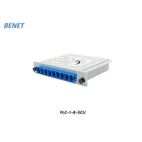 Splitter (PLC) Fiber Optic SC/UPC 1X8 Box Type Splitter (PLC) Fiber Optic SC/UPC 1X8 Box Type