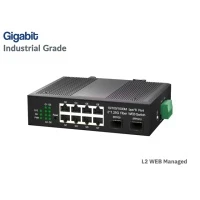 L2 Managed Gigabit IND Switch 8 Port Uplink 2SFP L2 Managed Gigabit IND Switch 8 Port Uplink 2SFP