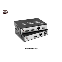 HDMI IP Extender 1080p + USB ระยะ 200 เมตร HDMI IP Extender 1080p + USB ระยะ 200 เมตร