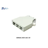 DIN Rail Terminal Box Duplex Indoor 12 Core ไม่รวมตัวต่อ DIN Rail Terminal Box Duplex Indoor 12 Core ไม่รวมตัวต่อ